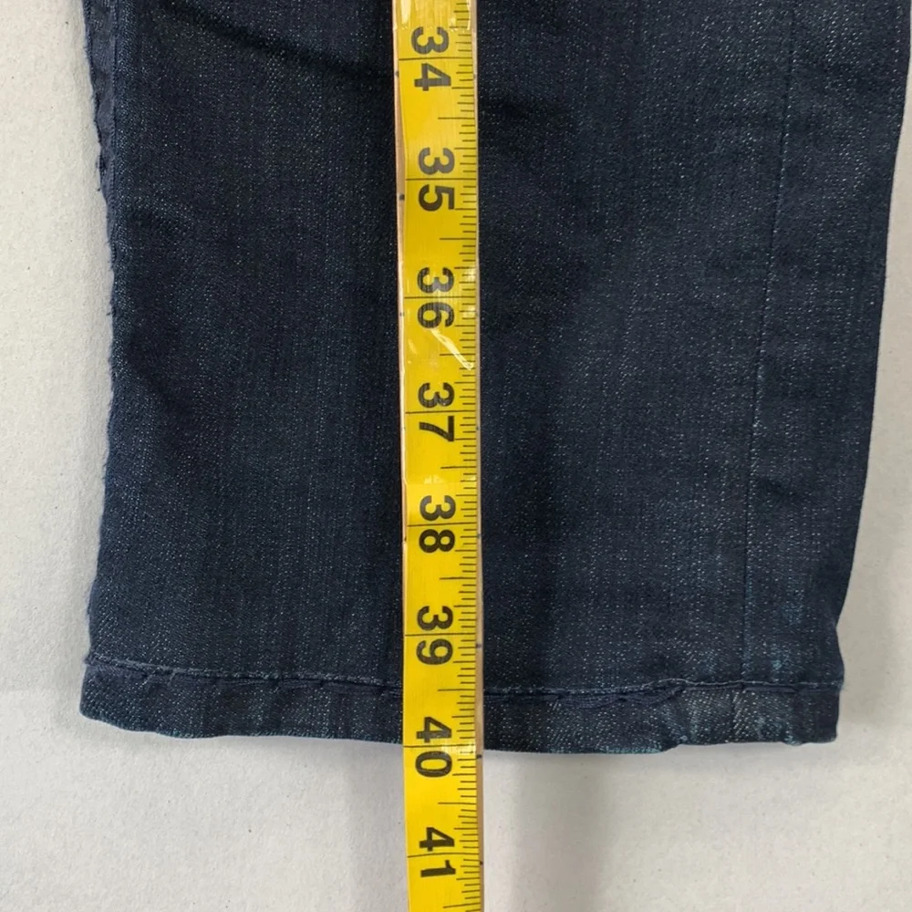 True Religion Ricky Relaxed Straight‎ Jeans Women’s Blue Dark Wash Denim Size 28 - Picture 9 of 16